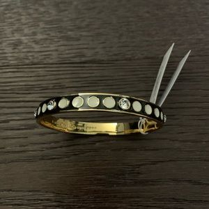 NWT Kate Spade Black and Gold Bangle